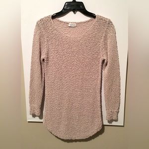 Club Monaco Round Neck Long-Sleeved Knit Top